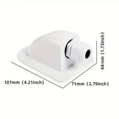 Roof Junction Box For Solar Panel Wiring Double Cable Entry Gland Car Parts &