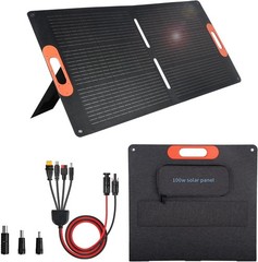 100W Portable Solar Panel Foldable MC4 Output for Power Station