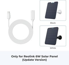4.5m Weatherproof Solar Panel Extension Cable for USB Type-C Security Cameras
