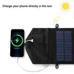 800W Foldable Solar Panel Portable USB Charger 5V DC Camping Power Supply