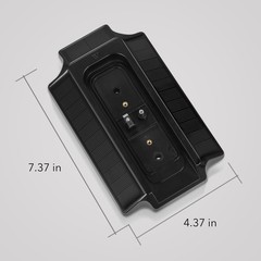 Wasserstein Solar Charger and Mount for Blink Video Doorbell(Black)