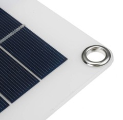 10W solar flexible panel, car and ship battery charger, dual output solar panel