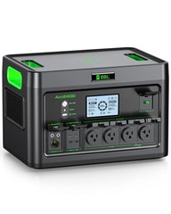 EBL 2400W PORTABLE POWER STATION LIFEPO4 BATTERY 1843.2WH SOLAR GENERATOR GRAY