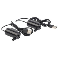 Brand New Water Pump Plumbing Parts 1M Cable 2Pcs Black Brushless Motor