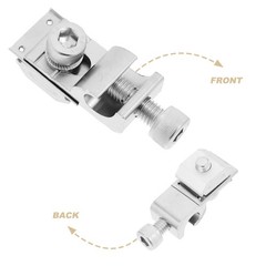 4Pcs Aluminum Solar Panel Mount Grounding Lugs Durable Silver for Home Use