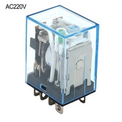 LY2NJ DIN Rail Small Electromagnetic Relay AC24V Power Relay Coil Power Relay