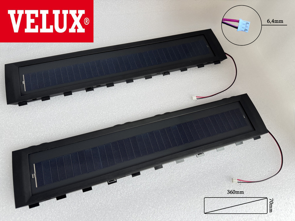 2-Pack Velux SSL-K Original Solar Panel (2012+) Conector 6,4mm