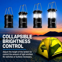 LED Camping Lantern, Emergency Lanterns for Power Outages & Hurricane Preparedne