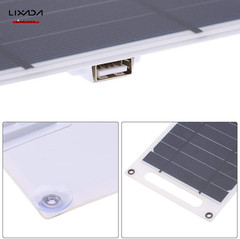 Solar Panel 7.8 W Ultra Thin Monocrystalline Silicon Solar Panel Charger USB Por