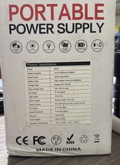 Portable Power Station 296Wh 300W Pure Sine Wave Solar Generator Open Box
