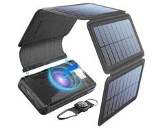 BLAVOR ~W09 Solar Charger Five Panels Detachable External Battery 20000mAh