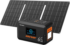 Solar Generator 135W(270W Peak), Portable Power Station with 30W Solar Panel,Pow