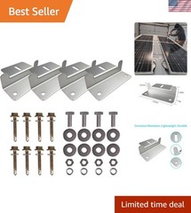 Versatile Z Bracket Mounting Set for RVs, Trailers & Off-Grid Solar Applications