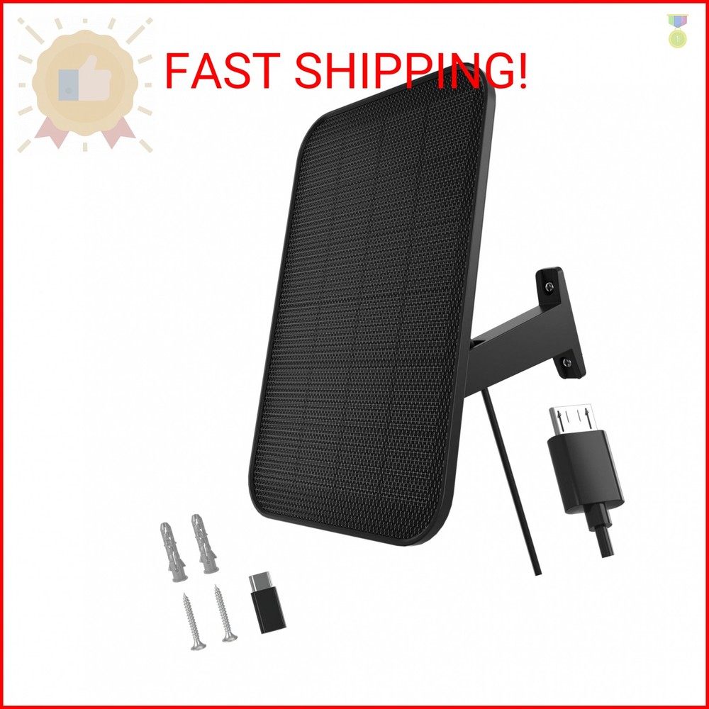 VIRTAVO 3.2W Solar Panel for Security Camera Compatible with Arlo Essential XL,