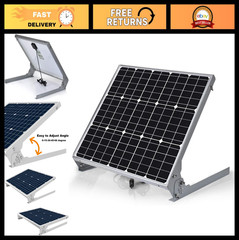 Adjustable Solar Panel Mount Racks – Folding Tilt Brackets for Wall, Roof, RV &
