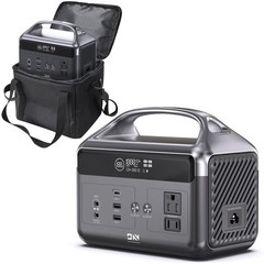 Portable Power Station 192Wh Lifepo4 Battery, Solar Generator with Storage Bag,
