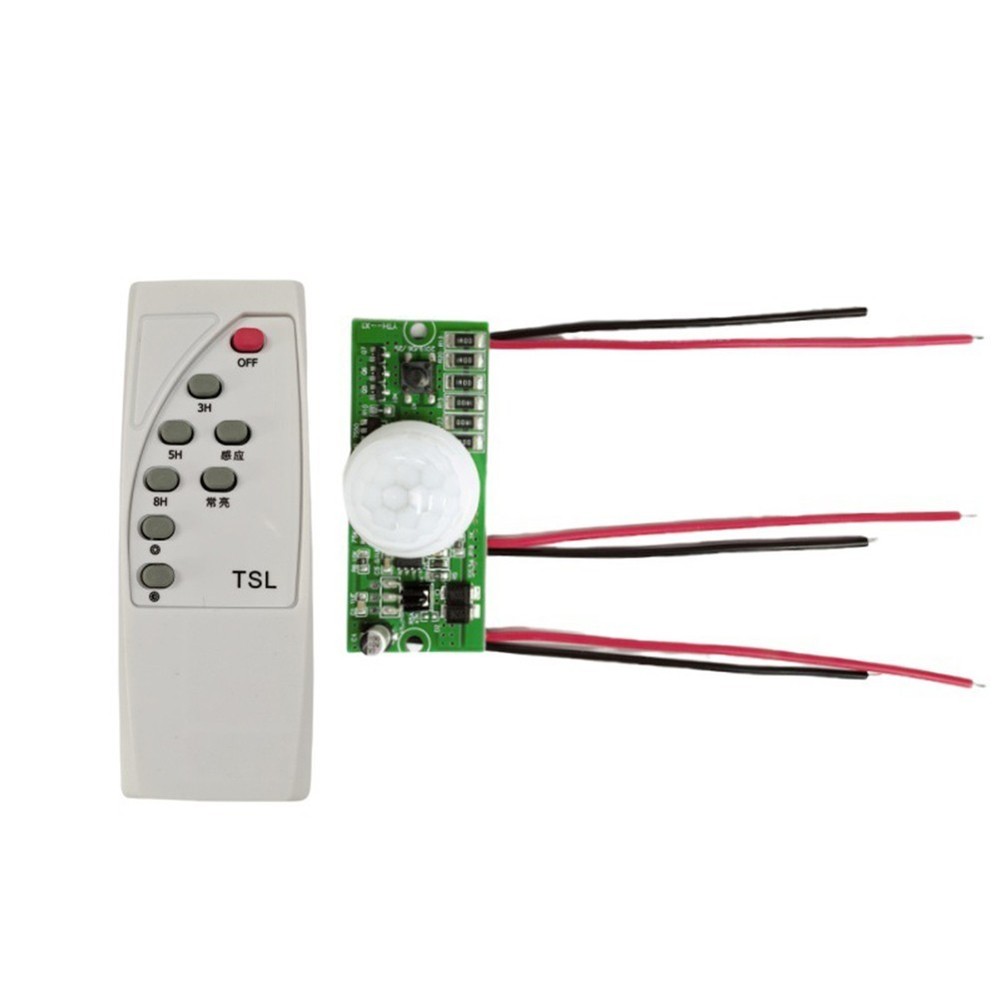 Induction Solar Lamp Circuit Board with Dual Mode Sensing and Remote Control