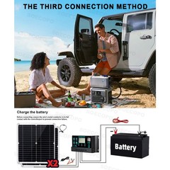 Complete 7000W Off-Grid Solar Kit 7000W Inverter 2pc 300W Solar Panels 110V/220V
