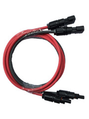 12 AWG Paired Black+Red PC Solar Panel wire PV Connector