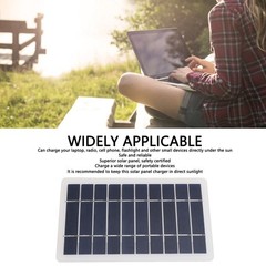 5W Solar Panel Charger High Efficiency USB Charger For Outdoor Use Monocrystalli