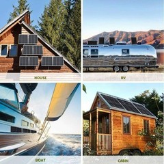 200W 12V Mono Solar Panels 200 Watt Solar Cells Power Home RV Trailer Marine