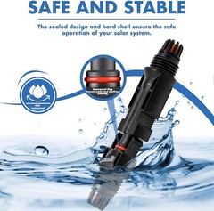 8 Pairs Solar Connectors Male/Female Waterproof IP67 MC4 1000V 30A Solar Panel