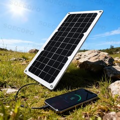 SOECOPO 150W Monocrystalline Solar Panel Kit with 30A/60A/100A LCD Controller fo