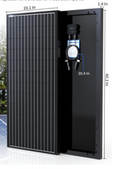 100w 12v Monocrystalline Solar Panel Module with Connector