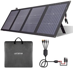220W Bifacial Solar Panel Portable 25% High Efficiency Camping