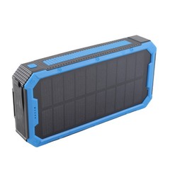 Portable 36800mAh Solar Power Bank Battery USB Charger External Fast Charging US