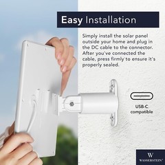 Versatile 2W Solar Panel Set for Ring Spotlight/Stick Up Cam – Weather-Resistant