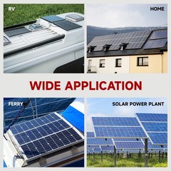 10FT 10AWG Solar Panel Extension Cable – IP68 Waterproof, Tool-Free Connectors,