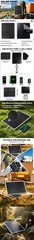 20W Flexible Solar Panel Charger Monocrystalline with USB Output Fast & Charger