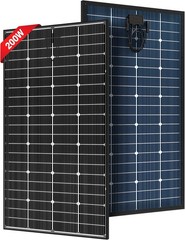 JJN N-Type 200W 12V Bifacial Solar Panel 25% High Efficiency 200W 16BB N-Type