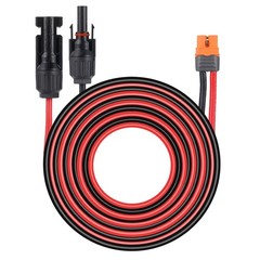 12 AWG 10ft XT60i Female to Solar Connector Solar Panel Extension Charging Cable