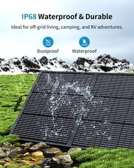 Foldable Kickstand 100-500W IP68 Portable Solar Panel Durable ≥ 23.5% Efficiency