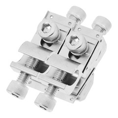 4Pcs Aluminum Grounding Clip Lugs for Solar Panel Mounting System Silver Durable