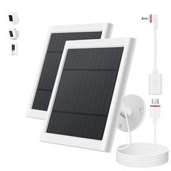 Solar Panel for Ring Camera 2 Pack 4W Solar Charger Compatible with Ring