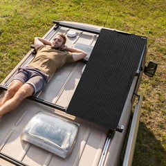 130W Solar Panel Flexible Monocrystalline PV Charging For RV Boats Trailer Black