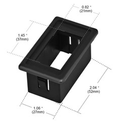 Rocker Switch Housing Set of 5 ABS Suitable for Cars SUVs Trucks Boats