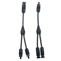 Solar Cable Connector Branch Parallel Photovoltaic Panels Copper 2-4 Ways Wire