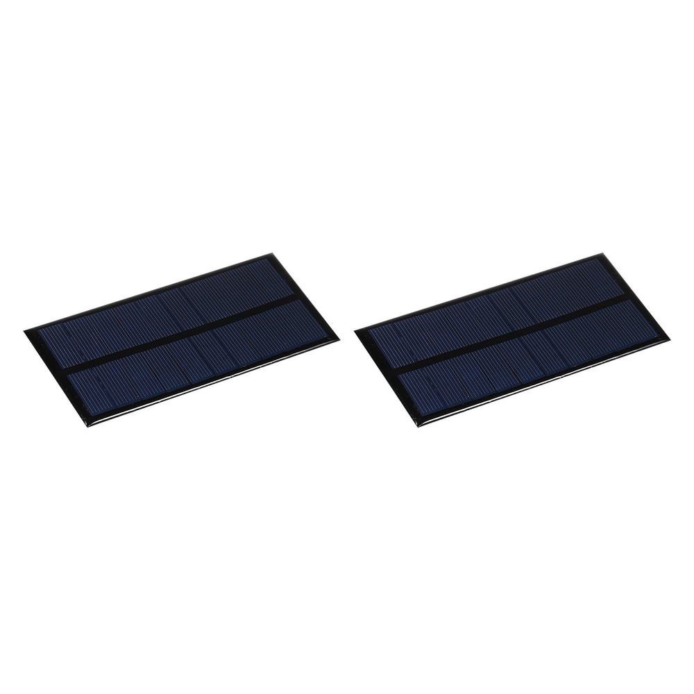 Mini Solar Cell Panel 5V 200mA 1W 130mm x 60mm 2pcs