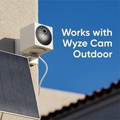 Solar Panel Compatible with Cam Outdoor v1/v2 and Battery Cam Pro, Continuou…