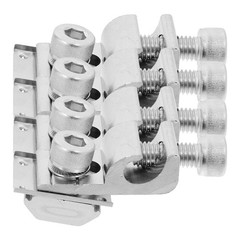 4Pcs Solar Mounting System Grounding Clips Aluminum Reusable Silver Home Use