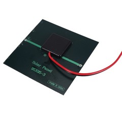 1W 5.5V Solar Cell Epoxy Polycrystalline Solar Panel+Clip For Charging 3.7V8015