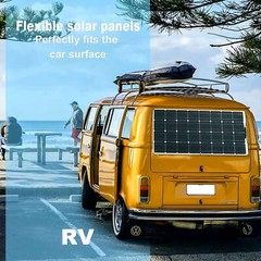 150W 600W 1200W Flexible Mono Solar Panel 12V Portable for RV Camping Home Boat