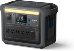 C1000 Portable Power, 1800W (Peak 2400W) Solar Generator, Full Charge in 58 Min