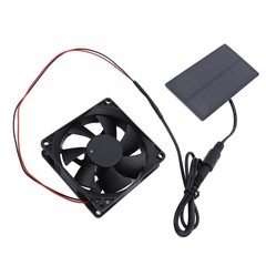 Professional 0.8W Solar Panel Fan Kit For Pet House Cooling