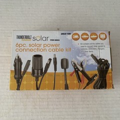Thunderbolt Magnum 6PC Solar Panel Power Connection Cable Kit 12 Volt 68684