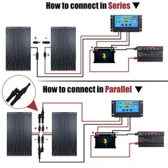 400W Solar Panel Kit Battery Charger & 30A Controller For Car Van Caravan Boat